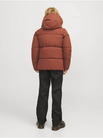 JACK & JONES Junior Steppjacke in Brandy Brown