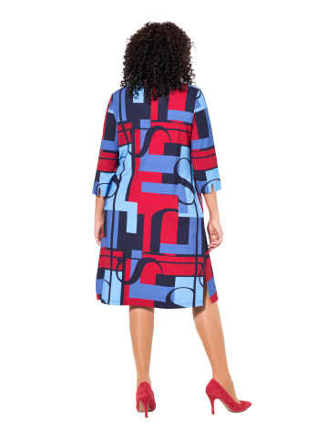 Ulla Popken Jerseykleid in rubinrot