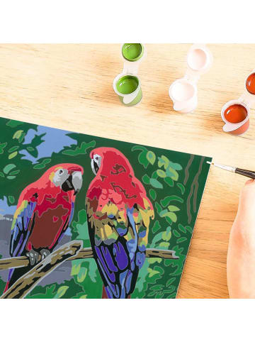 Ravensburger Malprodukte CreArt, Malen nach Zahlen Kinder - Bunte Papageien Malen nach Zahlen Kinder Ab 9 Jahre in bunt