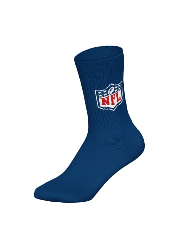 NFL Socken 3er Pack in Dunkelblau/Weiß/Rot