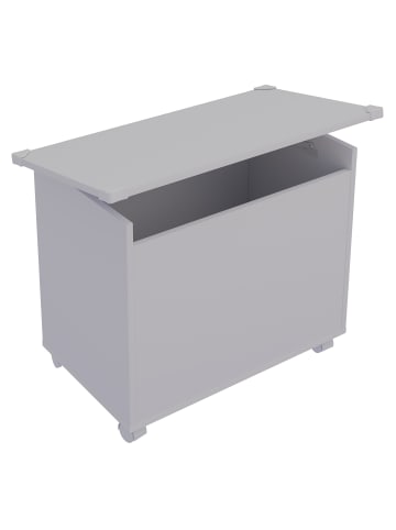 VCM  Holz Sitztruhe Sitzbank Truhe Kiste Bosula M in Weiß