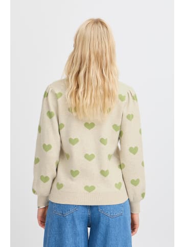 ICHI IHBrielle loose fit in Oatmeal w. Green Tea