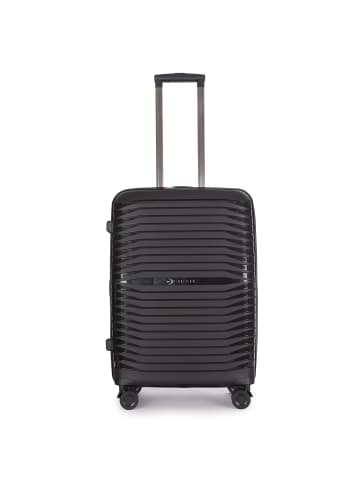 Stratic Bright+ 4 Rollen Trolley M 66 cm mit Dehnfalte in black