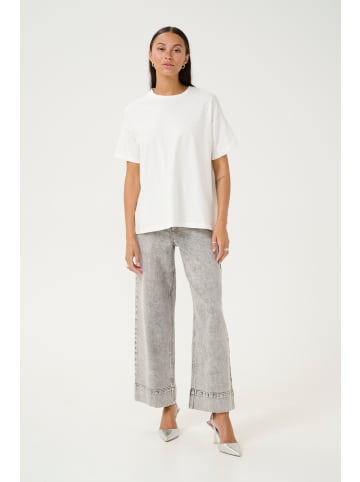 Kaffe T-shirt KAberisa Loose fit in Chalk