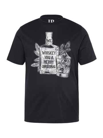 JP1880 Kurzarm T-Shirt in schwarz
