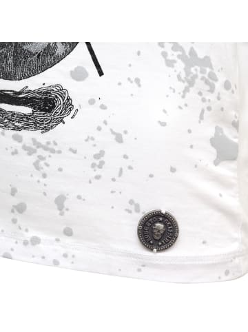 Roberto Geissini Skull The Change Top Weiß