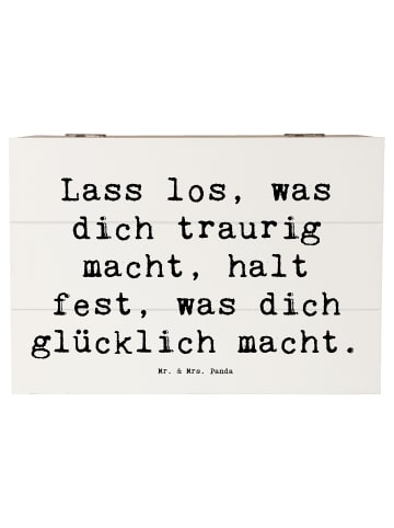 Mr. & Mrs. Panda Aufbewahrungsbox Spruch Verluste betrauern und ... in Weiß