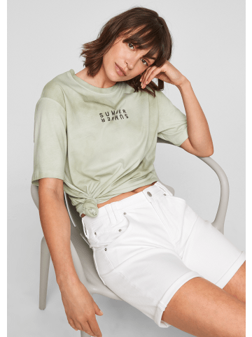 S. Oliver T-Shirt kurzarm in Olive