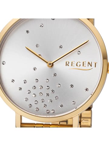 Regent Armbanduhr Regent Blütezeit gold mittel (ca. 36mm)