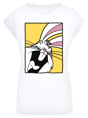 F4NT4STIC T-Shirt Looney Tunes Bugs Bunny Laughing in weiß