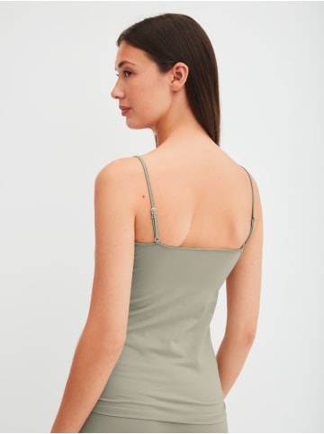 Calida Spaghetti-Top in tea green