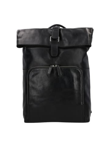 PICARD Buddy Daypack Leder 42 cm Laptopfach in schwarz