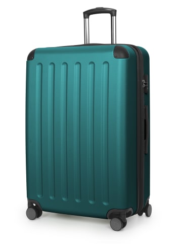 Hauptstadtkoffer Spree - Großer Reisekoffer Trolley Aufgabegepäck Rollkoffer Koffer 75cm, TSA, 119 L in Aquagrün