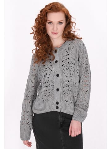 DreiMaster Vintage Women Cardigan in grey melange