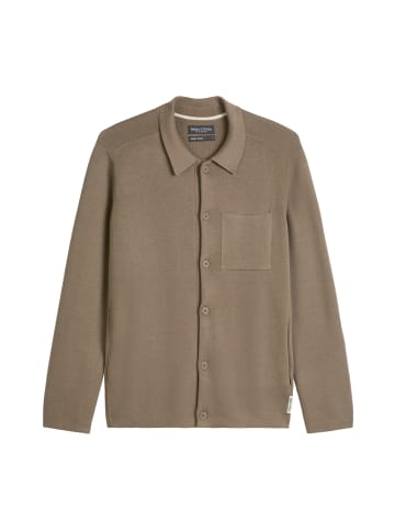 Marc O'Polo Strick-Overshirt regular in pavestone