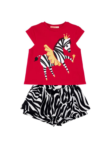 Denokids Set Ballet Zebra in rot