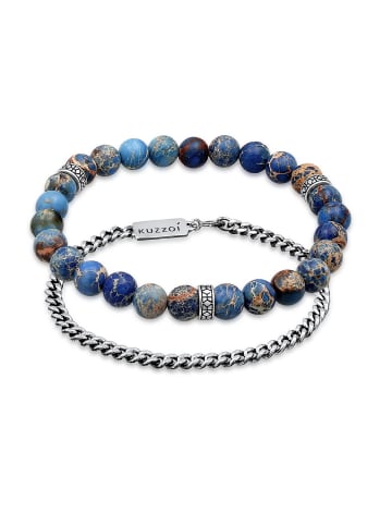 KUZZOI Schmuck für Herren in blau