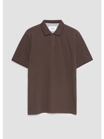 s.Oliver Polo-Shirt in 8941_dunkelbraun