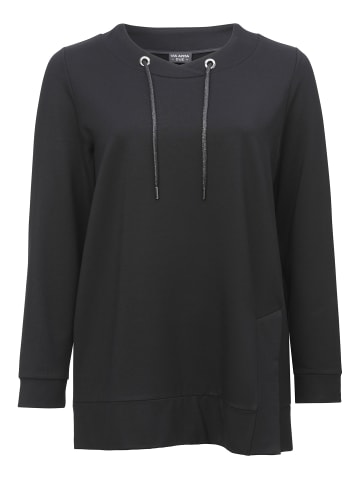 VIA APPIA DUE  Sweatshirt Dezentes Sweatshirt in unifarbenem Stil in schwarz