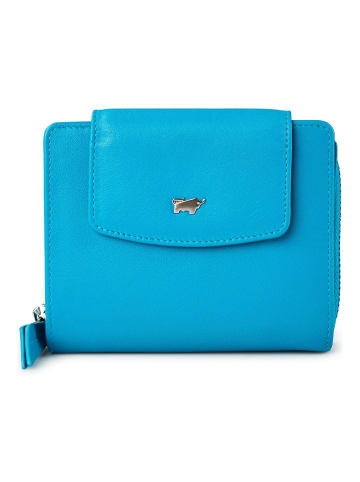 Braun Büffel Joy Geldbörse RFID Schutz Leder 12 cm in indigo blue