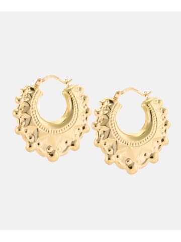 Vanlere Creolen aus 375 Gelbgold