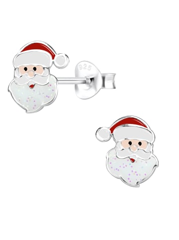 schmuck23 Silber-Ohrringe Nikolaus 0,7 cm x 0,8 cm