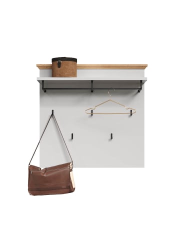 ebuy24 Wandgarderobe Landside Grau 91 x 27 cm