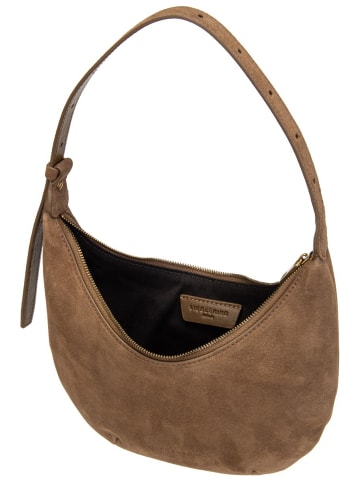 LIEBESKIND BERLIN Handtasche Ryker Hobo XS Hydro Suede in Safari