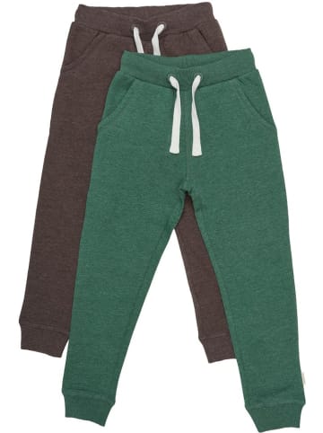 Minymo Kinder Sweat Pants "Basic 36 Sweat Pant (2-Pack)" in Grün