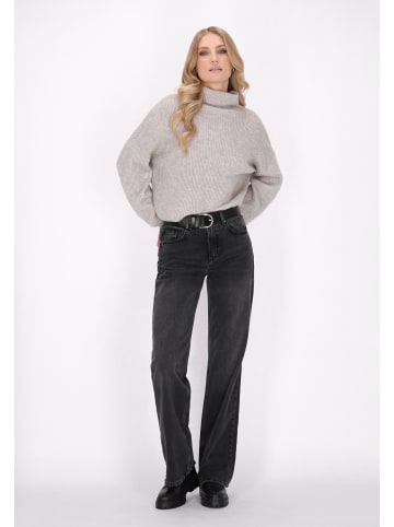 DreiMaster Damen Pullover in Grau Melange