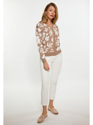 Albee Women Pullover in Taupe Wollweiss