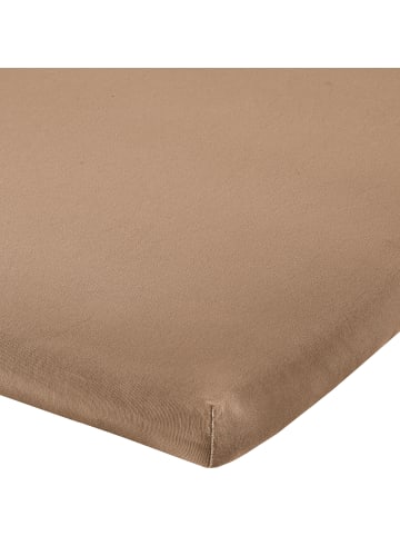 REDBEST Single-Jersey Topper-Spannbettlaken Denver in hellbraun