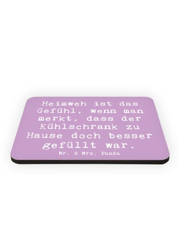 Mr. & Mrs. Panda Fridge Magnet Spruch Heimweh Kühlschrank mit Sp... in Lavendeltraum