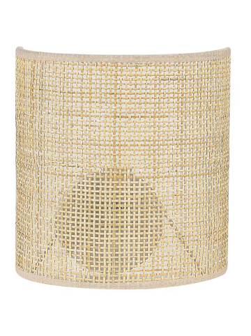 Beliani Wandleuchte CARIO in Naturfarben - (W) 20 x (H) 22 x (L) 12 cm