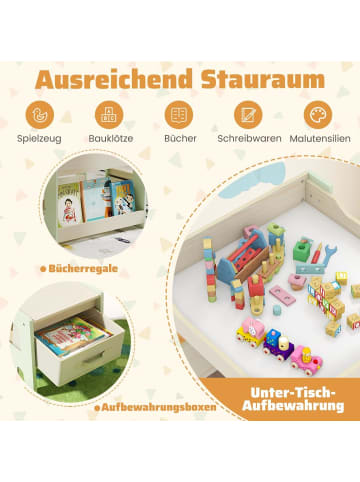 COSTWAY 3 tlg. Kindersitzgruppe ab 3 Jahren in Grün