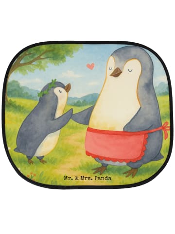 Sonnenschutz Autoscheibe Pinguin mit Kind Desig... in Weiß