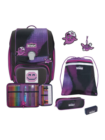 Scout Genius Movie Star Schulranzen-Set 4-teilig Pink Pixel