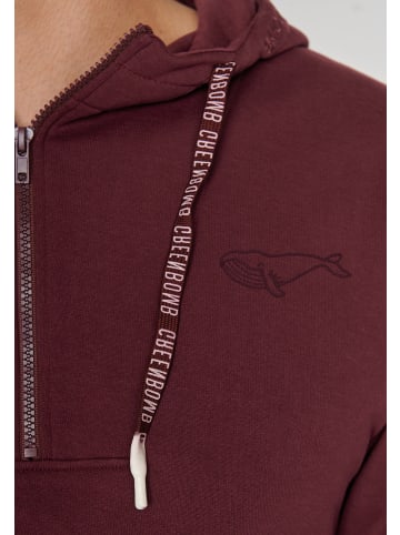 GreenBomb Hoodie Animal Whale Free in Samt Regen