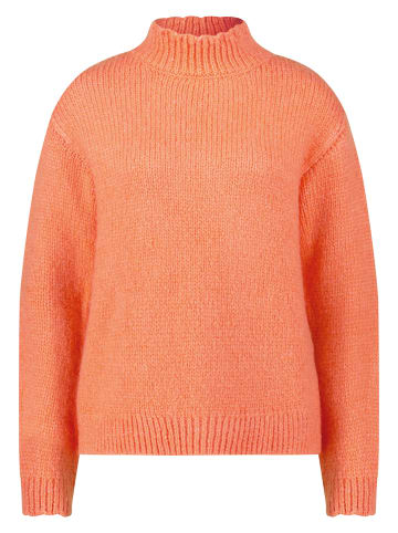 Zero  Pullover mit Stehkragen in Bright Orange Melange