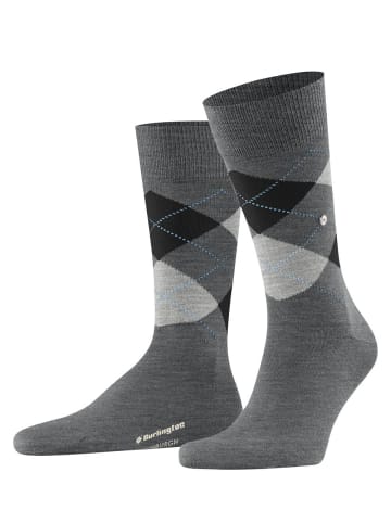 Burlington Edinburgh Socke in Asphalt me