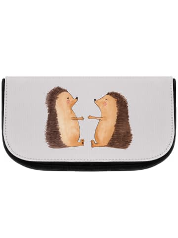 Mr. & Mrs. Panda Kulturtäschchen Igel Liebe ohne Spruch in Grau Pastell