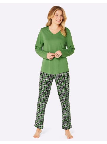 WITT WEIDEN Schlafanzug in apfel-schwarz-kariert