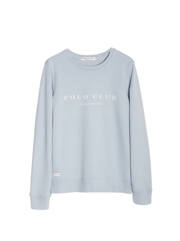 Polo Club Sweatshirt in Himmelblau