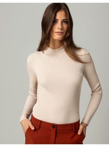 More & More Rippstrickpullover in almond melange