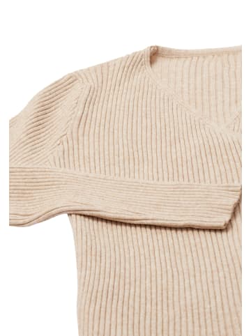 NAEMI Damen Strickpullover in Beige