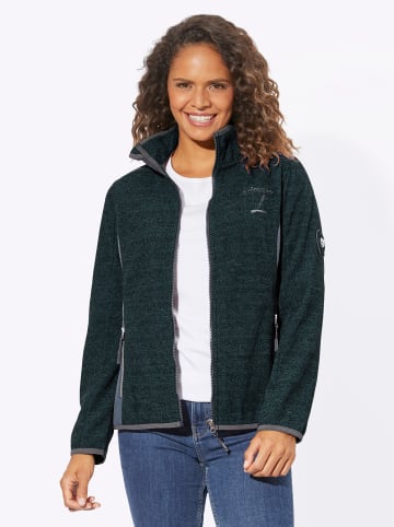 WITT WEIDEN Fleece-Jacke in ozean-anthrazit-meliert