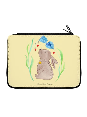 Mr. & Mrs. Panda Etui Hase Blume ohne Spruch in Gelb Pastell