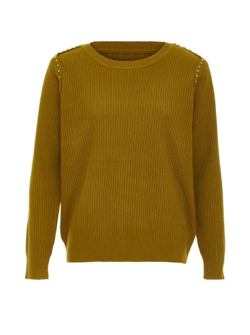 dulcey Strickpullover in Oliv