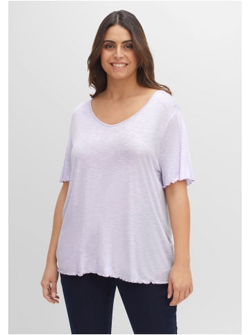 sheego T-Shirt in lavendel