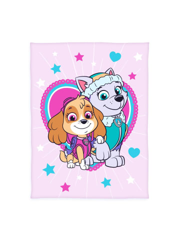 Herding Fleecedecke Paw Patrol 130x170cm Hunde in Flieder